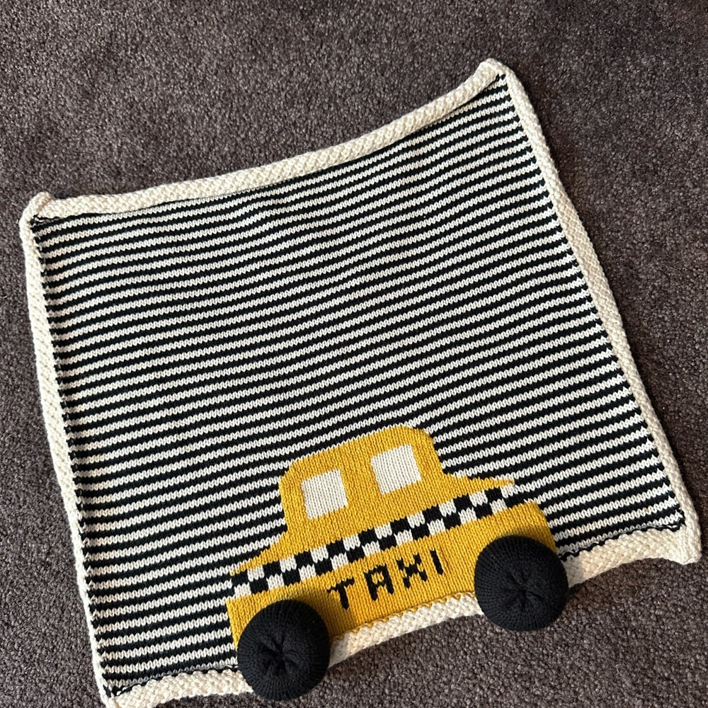 Estella Baby Taxi Security Blanket 14x14 NYC